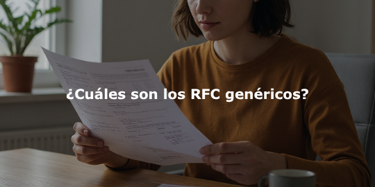 ¿Cuáles son los RFC genéricos?